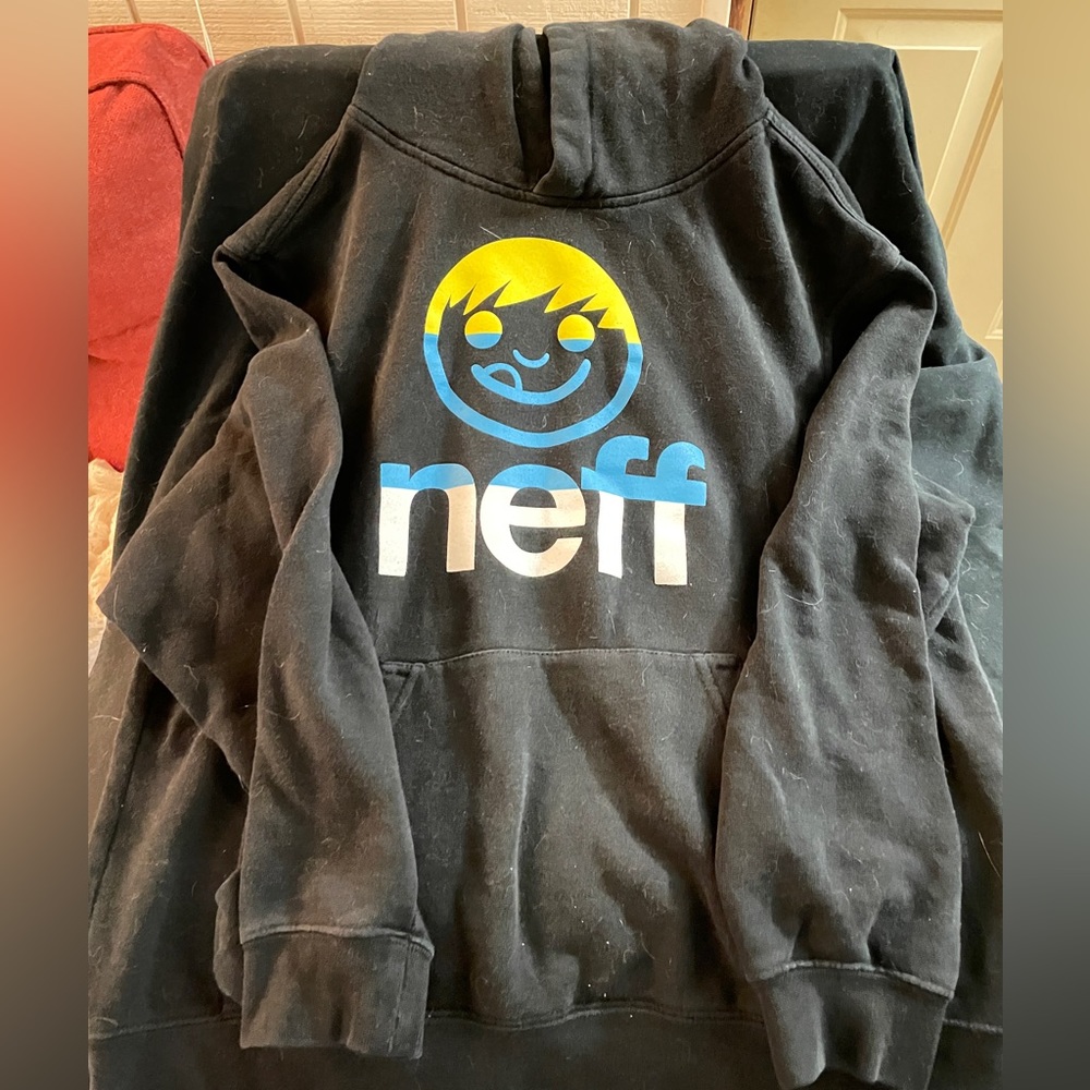 neff logo boys hoodie